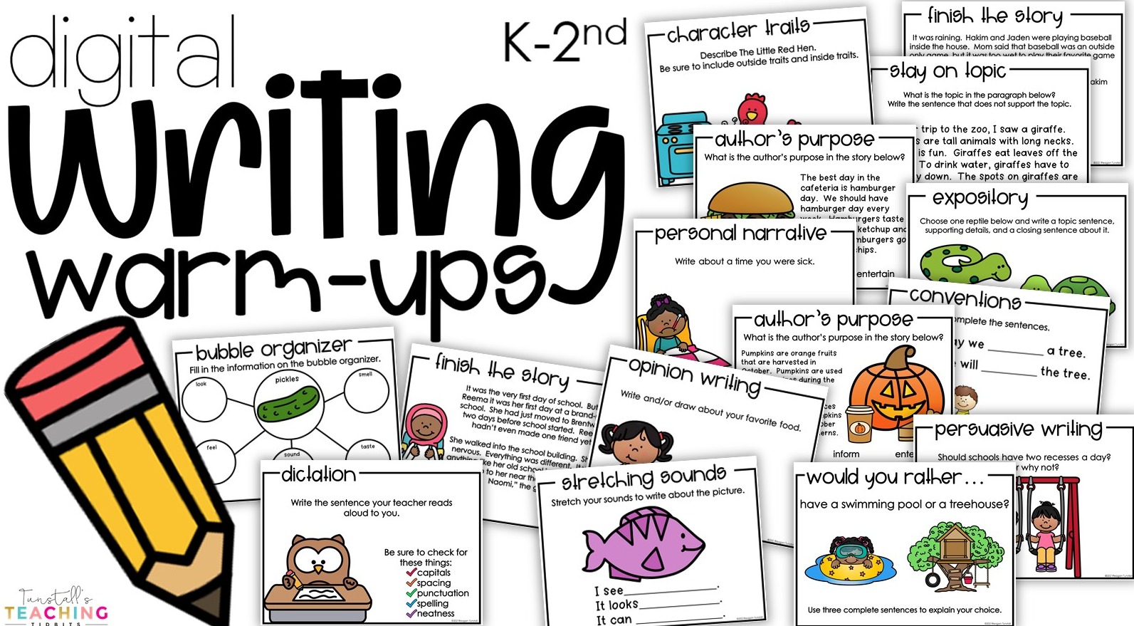 Students starting a digital warm-up at the beginning of class